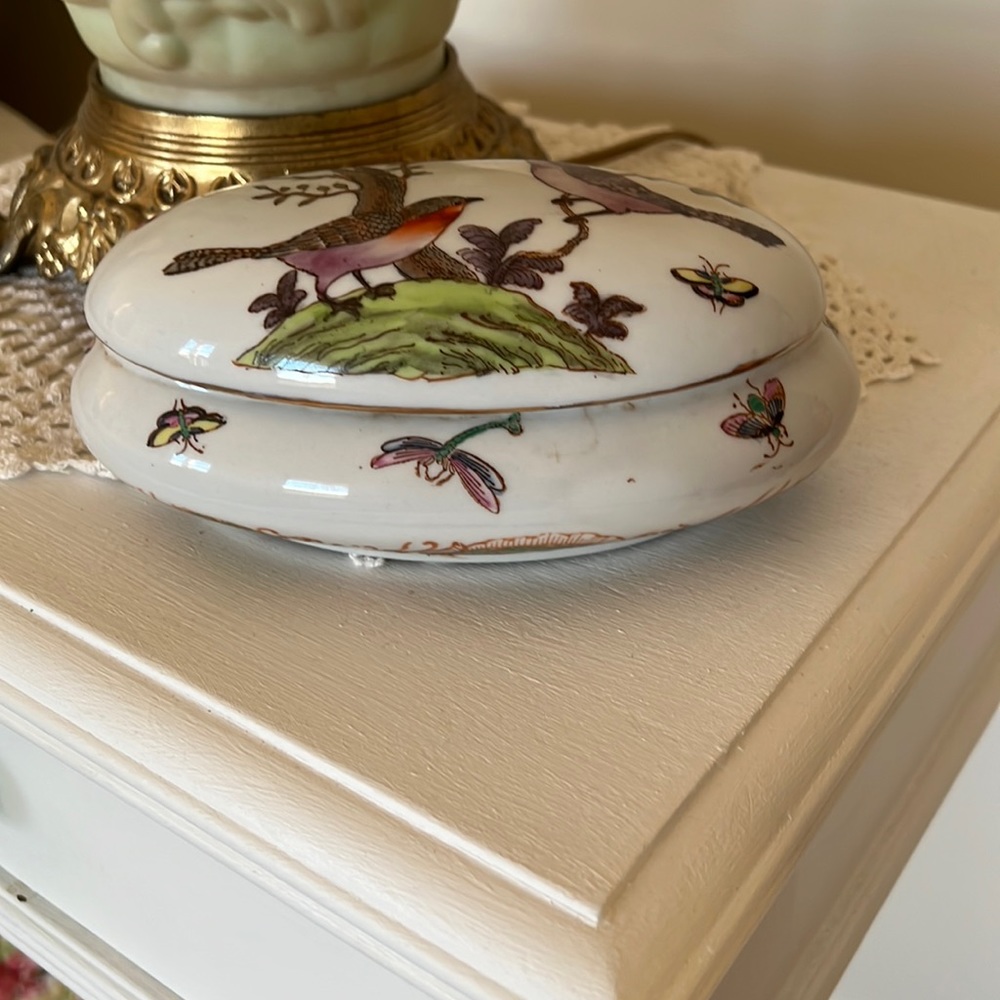 Lovely Jewelry Trinket Ceramic Box